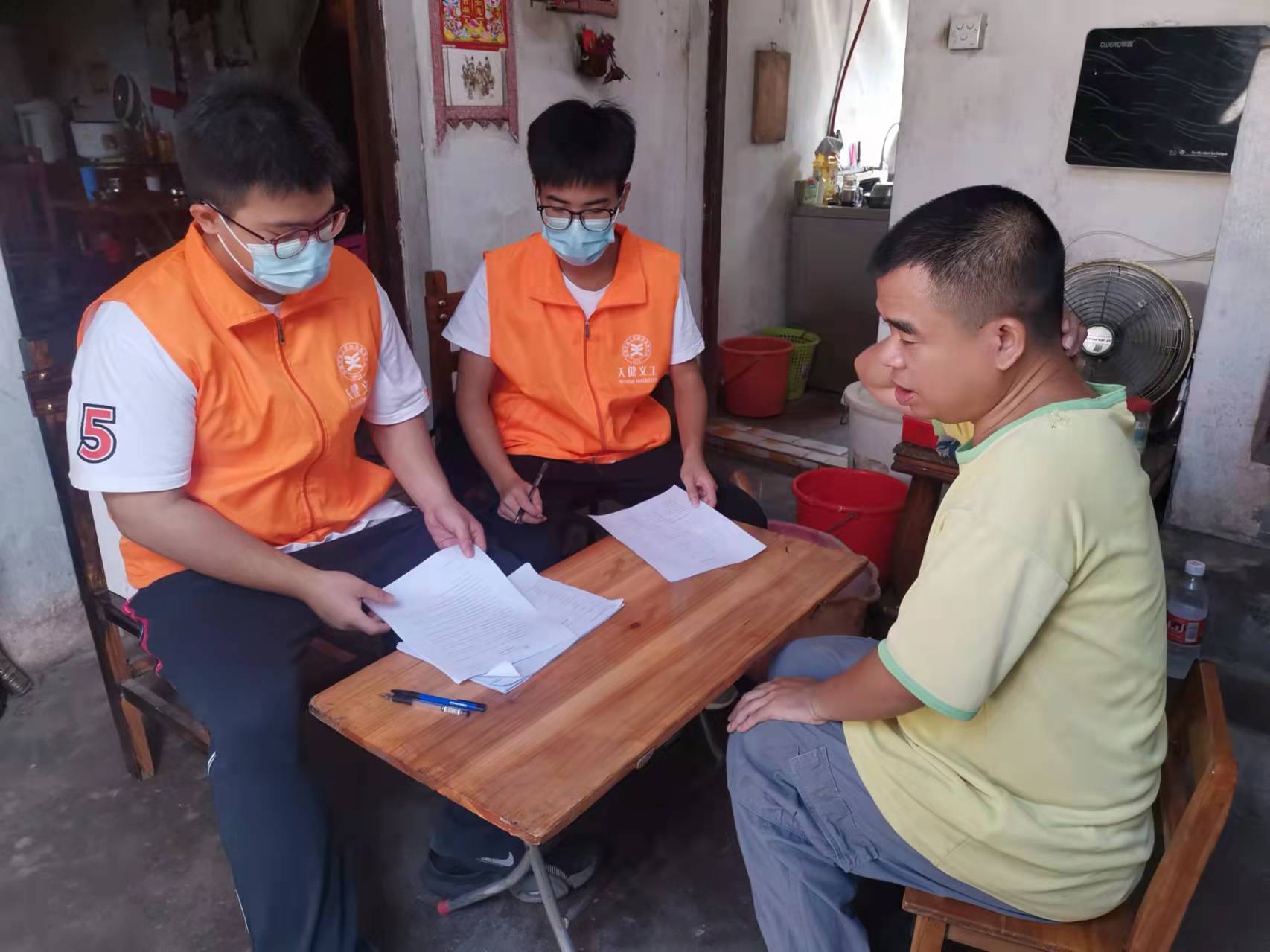 志愿送教上门  助居家学员延续康复